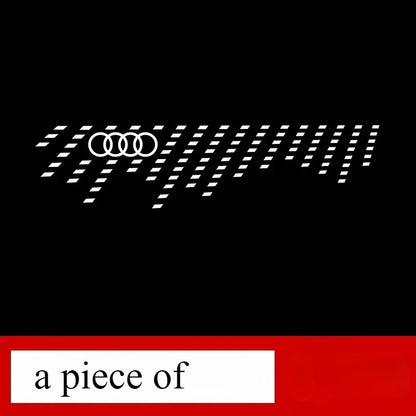 74*34mm License plate projection lamp LED decorative lights atmosphere lights For Audi A3 A4 A5 A6 A7 A8 S3 S4 S5 S6 S7 Q3 Q5 Q7