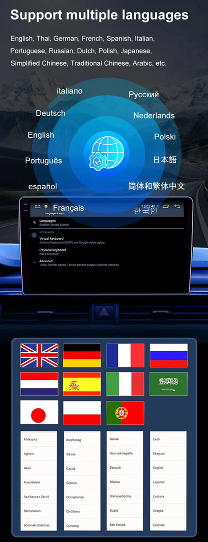 For ford focus 2 Mk2 2004-2008 2009 2010 2011 Android Auto GPS 2din autoradio GPS 2din DVR Android 16 Car Radio 4G+WIFI Carplay