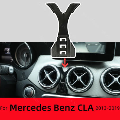 For Mercedes Benz CLA 200 2013-2019 Car Phone Holder 360 Rotatable Silicone Non-Slip 15W Wireless Charging Cars Accessories