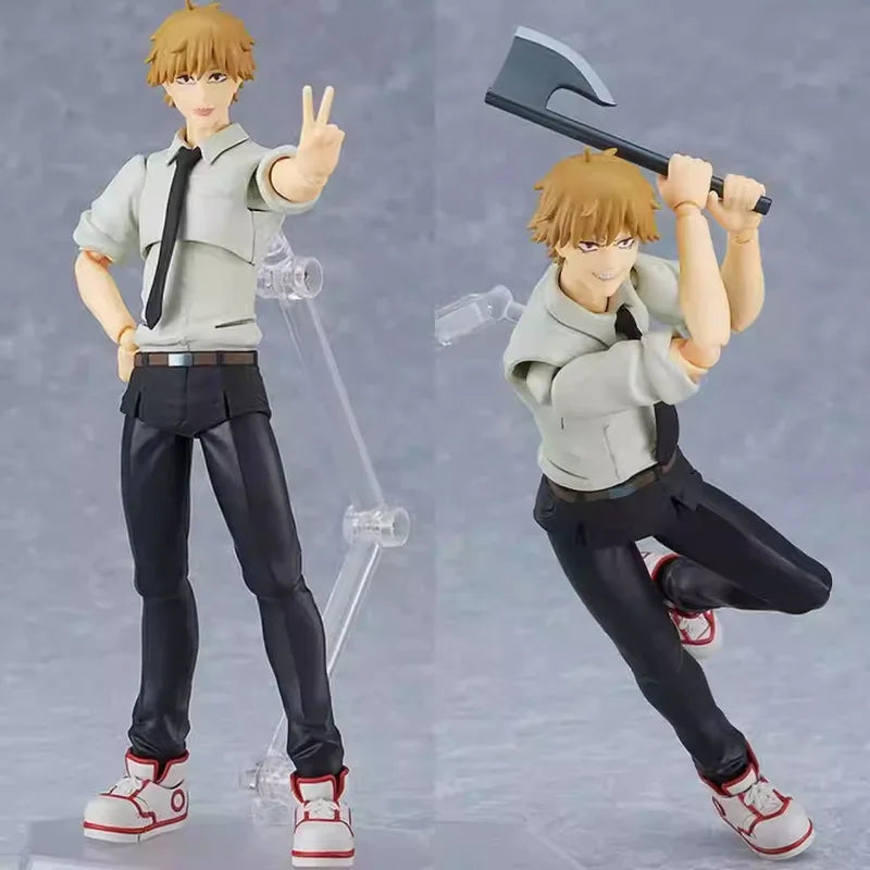 Action Figure Figma 586 Chainsaw Man Anime Figures Denji Action Figure Pochita Toys For Boys Gifts Collection Display
