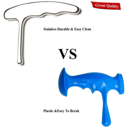 Trigger Point Massage Tool for Deep Tissue Massage & Gua Sha Muscle Scraper Tool for Full Body Pain Relief Acupressure Tools