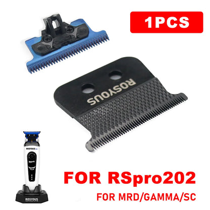 For ROSYOUS RSpro-202 Professional Hair Trimmer Machine Accessories DLC Coating Blade Replacement Original T-Blade Zero Gapped