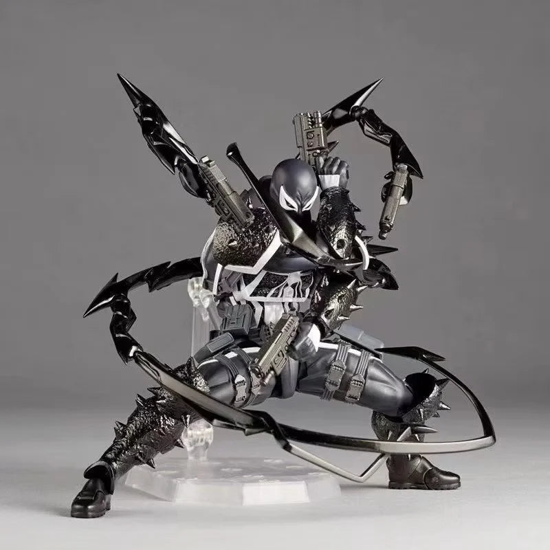 16cm Yamaguchi Style Venom Agent Marvel Articulated Action Figure Pvc Collectible Model With Bonus Accessories Adult Collectors