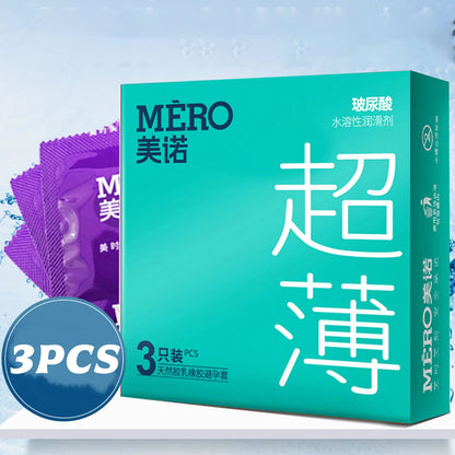 Ultra-Thin Lubricated Condoms Large Particles Ribbed Dotted Granular Passionate Contracepation Sex Toys for Men Penis Sleeves