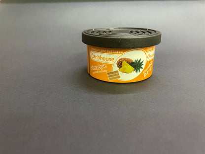 organic air freshener tank, bubble gum scent, 3 anti-spill blocks per can, perfect for car scent, new car scent