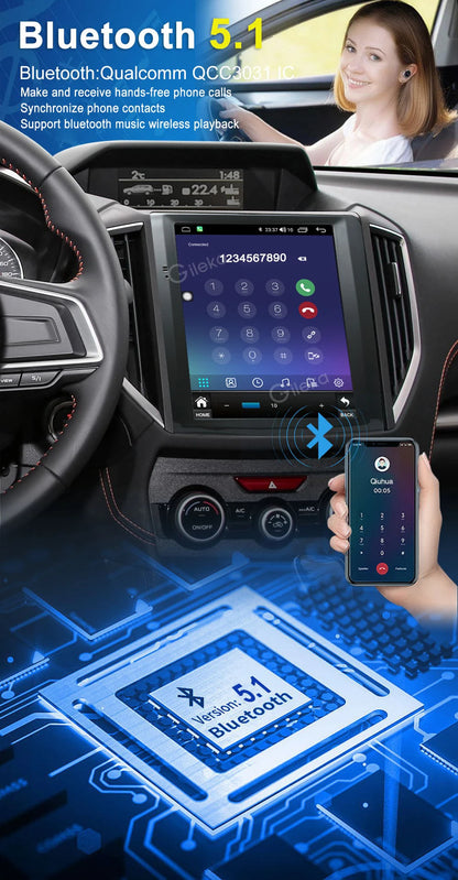 Android Radio Head Unit For Subaru Forester XV Impreza G4 2018-2022 Car one din Multimedia Video Player  GPS