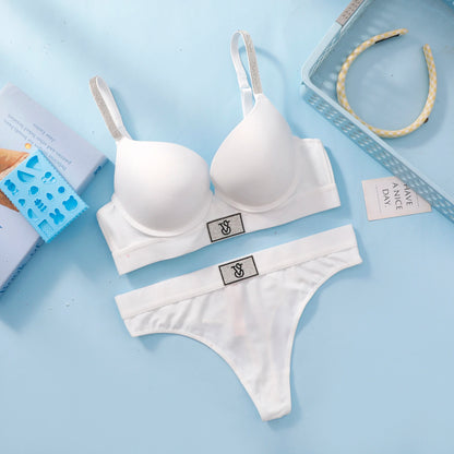 Victoria s Secret Comfortable Underwire Lingerie Set For Ladies Daily Wear Women Bra Set Lace Push Up Seamless