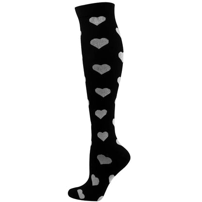 58 Styles Compression Socks 30 Mmhg Heart Star Stripe Socks New Unisex Golfs Tube Thigh Men Outdoor Long Pressure Stockings
