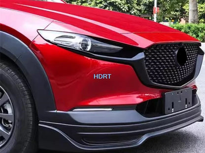 Car Styling Front Bumper Trim Racing Grille Cover Protector Decoration Accessories Exterior Sticker For Mazda CX-30 CX30 2020 +