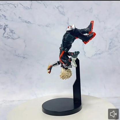 22cm My Hero Academia Anime Peripheral Hero Bakugou Katsuki Action Figures PVC Model Decor Collectible Statue Toy Christmas Gift