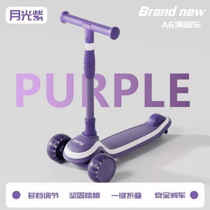 3-in-1 children's scooter with a wider thicker deck safety suitable for both boys and girls helping to develop children balance