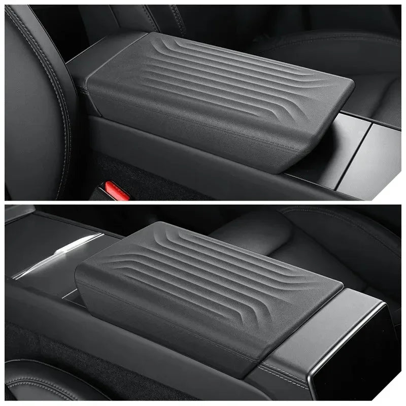 For Tesla Model YL Model Y Juniper 2026 Central Armrest Cover TPE Center Console Lid Protector Box Case Interior Accessories