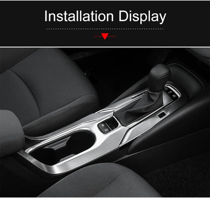 For Toyota Corolla E210 2019 2020 2021 2022 2023 2024 2025 Hybrid Stainless Car Central Console Gear Shift Panel Trim Covers