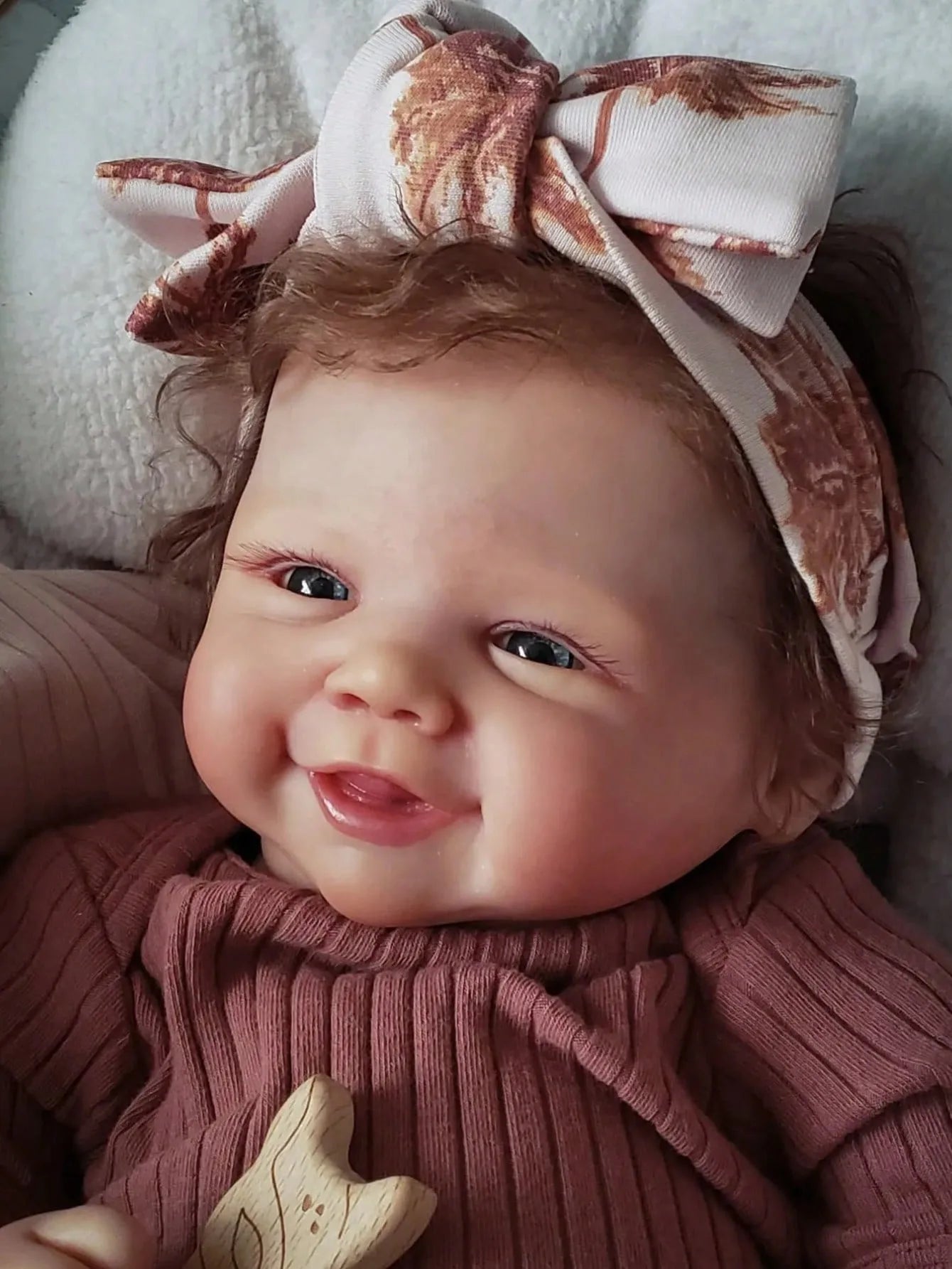18 Inch Vivienne 3D Painted Skin bebe ruborn de silicona reborn dolls Soft Vinyl Touch feel Dolls