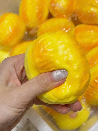 Food-Shaped Crunchy Stress Ball Blocks Filled Squishy Toys Non-Bounce Squeeze Ball ASMR Anti Stress Fidget Toys for Kids &Adults