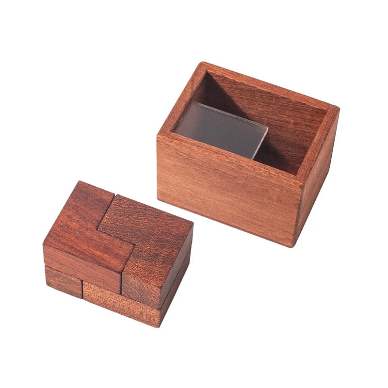 High Difficulty Impossible Wooden Puzzle Box Brain Teasers For Adults Teens IQ Test Toys Educational Mind Challenge Games