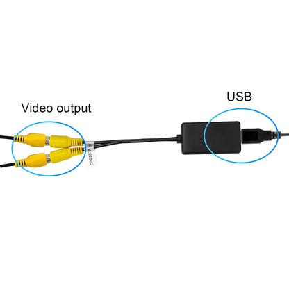 USB To CVBS RCA Video Output Adapter Box Interface Connect to Monitor Display Device For Android Radio Multimedia Player