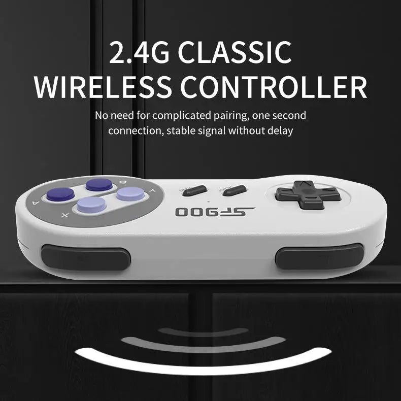 SF900 Retro Console With 5000 Built-In Games TV Game Controller Comes with Dual Wireless Gamepads Game Controller Classic Game