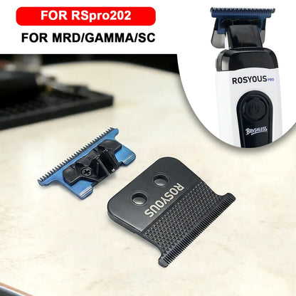 For ROSYOUS RSpro-202 Professional Hair Trimmer Machine Accessories DLC Coating Blade Replacement Original T-Blade Zero Gapped