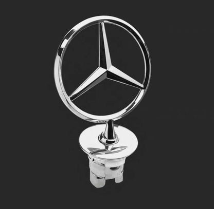 1pc 44mm car front hood modification parts replacement badge suitable for Mercedes Benz W222 W203 W204 W205 W207 W210 W212