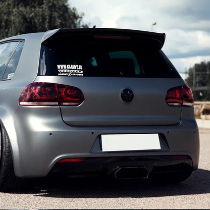 Car Rear Trunk Boot Lip Spoiler Robot Style Rear Roof Spoiler Extension Body Kit Tuning For VW Golf Golf 6 GTI Mk6 GTI GTD R20