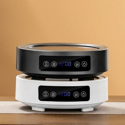 1200W Smart Electric Ceramic Stove Portable Tea Maker Tea Set Timer Coffee Heater 7-Level Hot Water Heater