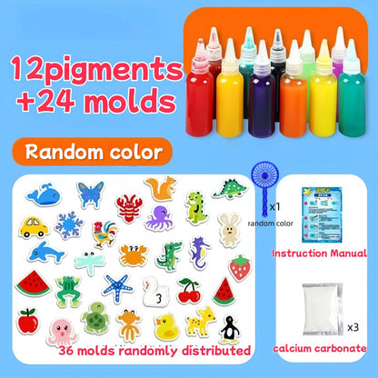 1 Set Magical Water Elves Gel Kit Toy Craft Kit DIY Surprise Sensory Toy For Kids Perfect Christmas Birthday Party Favor Gifts