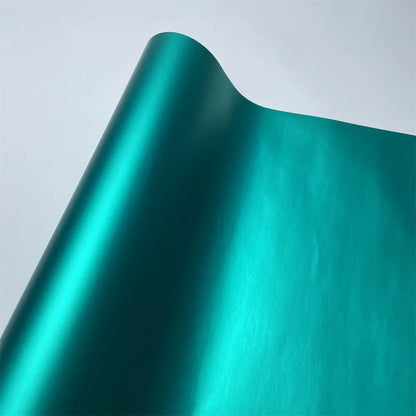 Multiple Colors Ice Metallic Matte Chrome Vinyl Car Wrap Film with Air Release Satin Car Stickers Foil