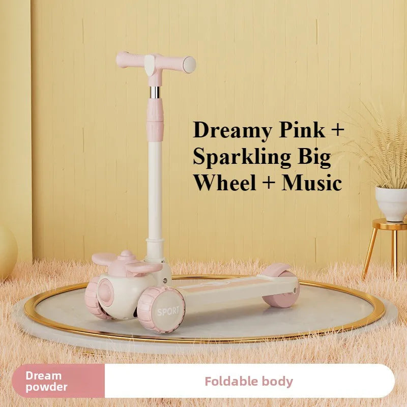 5-in-1 Toy Scooter for Boys and Girls–Children’s Scooter, Ideal for Developing Children’s Balance