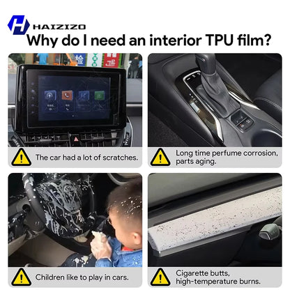 For BYD Sealion 5 DM-i 2025-2026 interior Matte Screen Protector console GPS Navigation LCD screene TPU film Scratch resistant