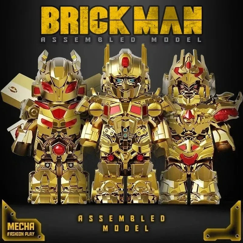 Optimus Transformers Blocks Small Particles MOC Megatron Children's Assembly Toy Bumblebee Model Desktop Ornament Holiday Gifts