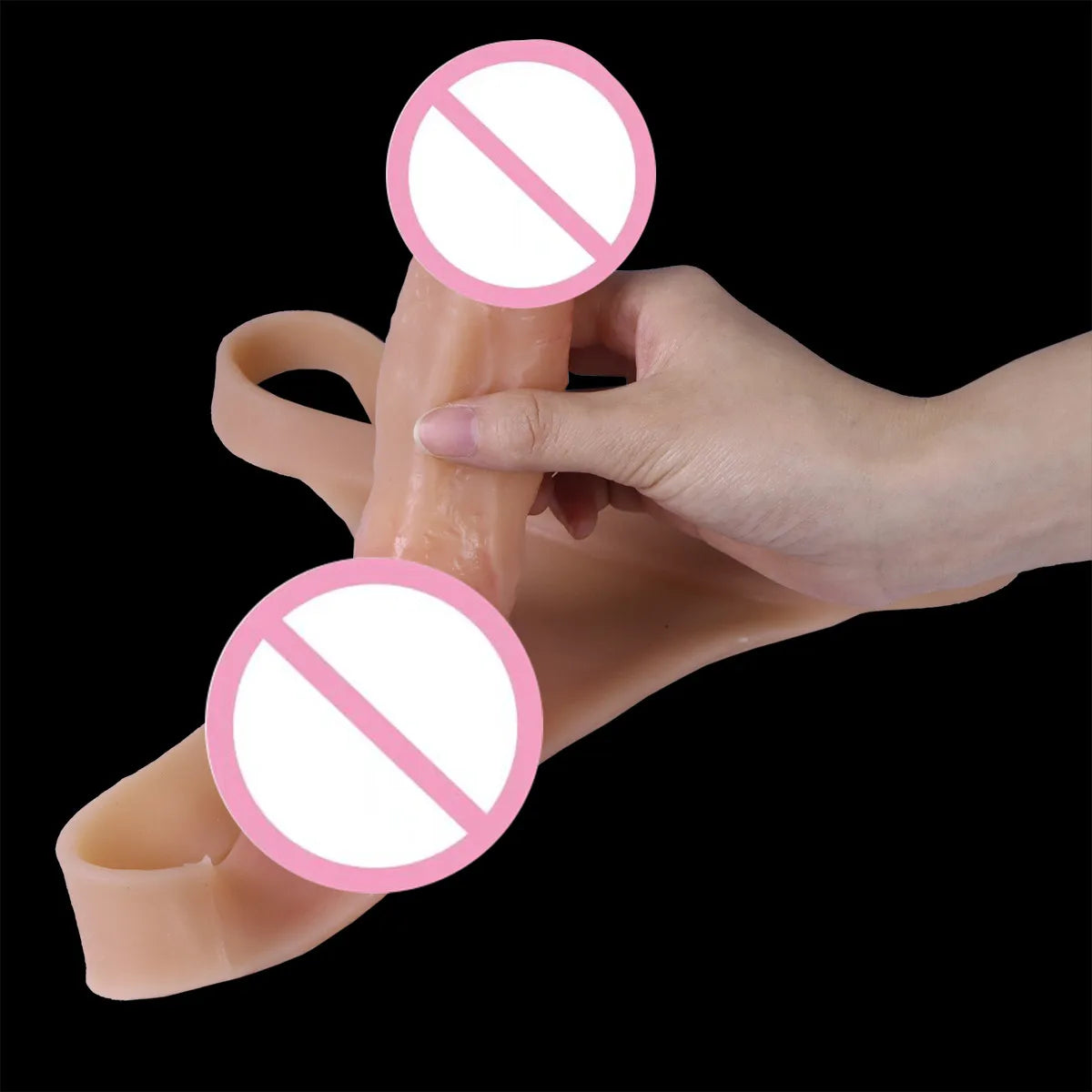 Strap on Dildo For Lesbian Gay Wearable Hollow Solid Penis Sleeves BDSM DICK Dildo Pants Strapon Penis Sex Toys for Couple Woman