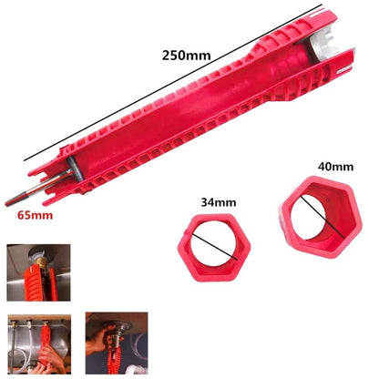 Multi-Functional Sanitary Wrench Pelvic Floor Leading Sleeve Disassembly Faucet Pipe Sink Sanitary Only Installation Tool