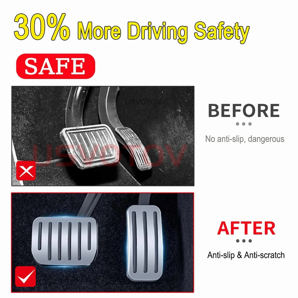 Performance Pedal Sets Accelerator Brake Pedals Cover for Tesla Model Y Juniper Model 3 YL 2021-2026 Accessories Foot Pedal Pads