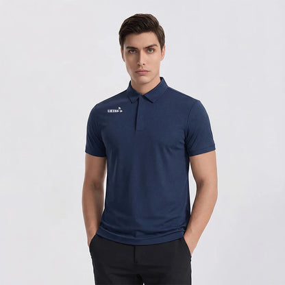 LUCEN Original Base Summer New Design Men's High-Quality Outdoor Sport Polo Shirt Golf Running Fitness Short-Sleeved T-Shirt Top
