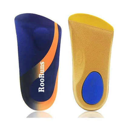 1Pair Orthotic Shoe Insoles with High Arch Support, Shock Absorbing Anti-Fatigue Inserts for Walking Running Standing All Day