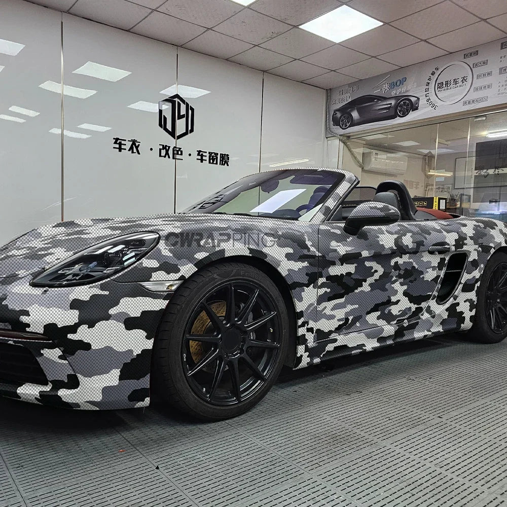 Camouflage Printing Car Wrapping Sticker Waterproof Automotive Vinyl for Motorcycle Self-adhesive Car Decals and Graphics Wrap