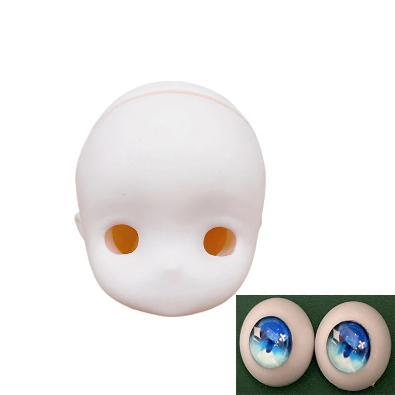 Anime Face Doll Head DIY 30cm Doll Makeup Doll Head or Whole Doll Makeup 1/6 Bjd Doll Girl Doll Toy Gift