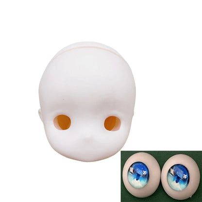 Anime Face Doll Head DIY 30cm Doll Makeup Doll Head or Whole Doll Makeup 1/6 Bjd Doll Girl Doll Toy Gift