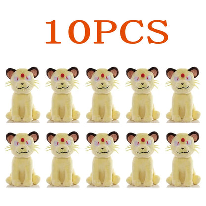 10pcs Pokemon Official Plush Toy - Charmander, Squirtle, Pikachu Plush, Bulbasaur Stuffed Animal Toy, Pokemon Doll Birthday Gift
