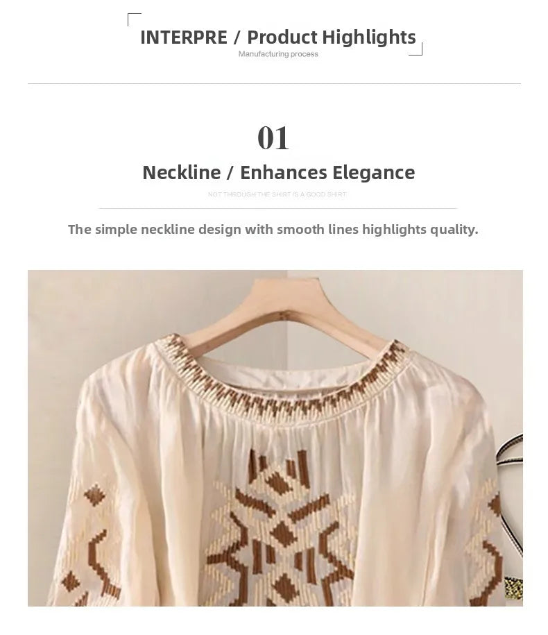 Fashionable Retro Linen Top And Pants Set for Women High End Cotton Linen Ensemble Summer 2026 Elegant Two Piece Suit