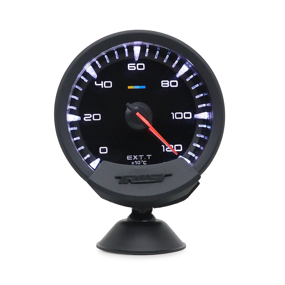 GReddi Sirius Meter Series Trust 74mm White LED Auto Gauge Volt Water Temp Oil Temp Oil Press RPM Turbo A/F Ratio Fuel Press