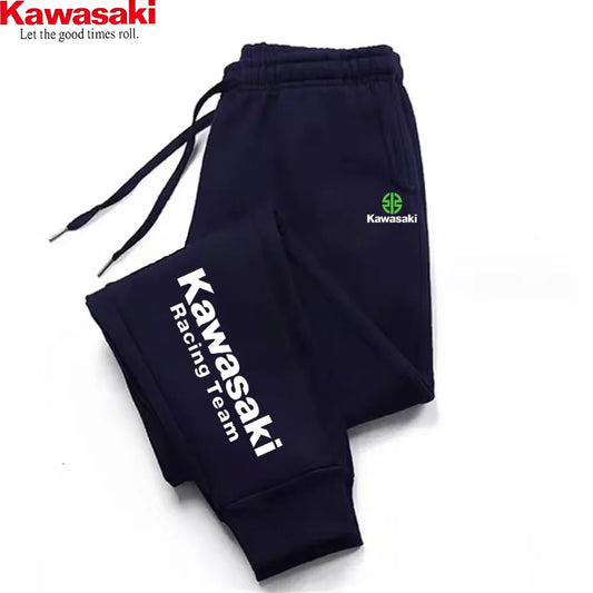 Kawasaki Multi Color Sports and Leisure Fashion Pants Material: Winter Cotton Sports Pants, Sanitary Pants, and Fitness Pants