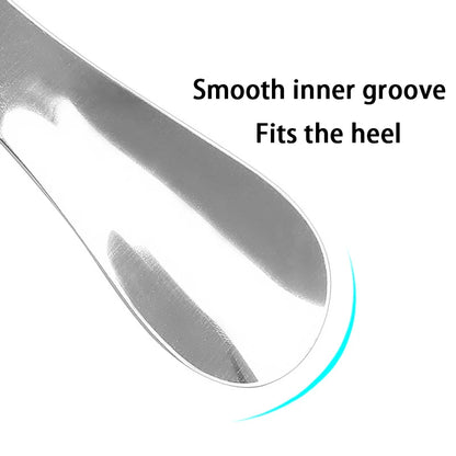 Extendable Shoe Horn Long Handle for Seniors 31cm-65cm Stainless Steel Telescopic Shoe Spoon for Pregnant Woman Elderly 1/2/4Pcs