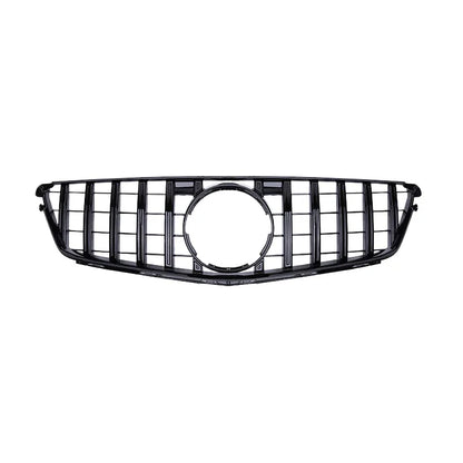 Front Bumper Grille For Mercedes Benz C W204 Sport Racing Grill AMG GT 2007 2008 2009 2010 2011 2012 2013 2014 Facelift