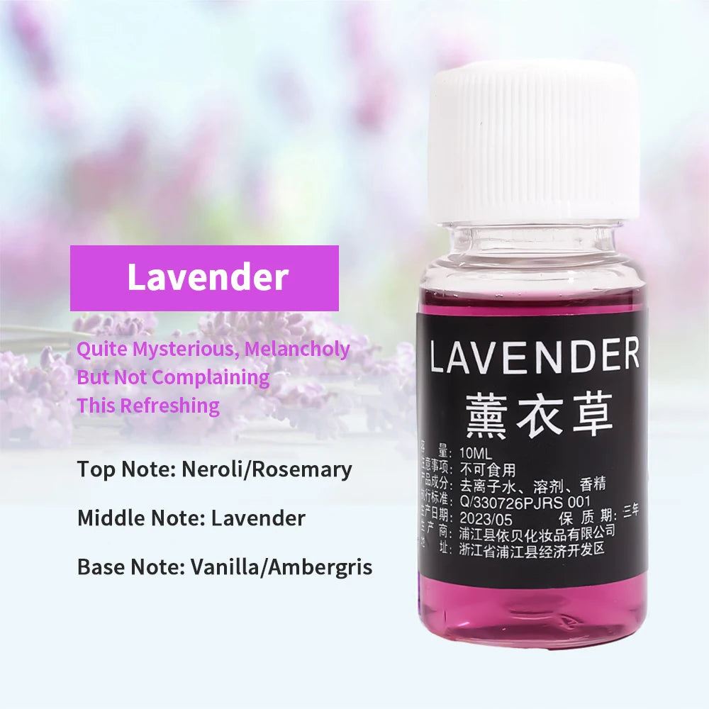 10ml Car Perfume Refill Plant Essential Oil Aroma Diffuser for Fragrance Rose Lemon Jasmine Tea Tree Aroma Diffuser Humidifier