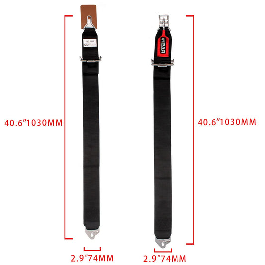 Cross-border car modification supplies, bumper car racing belt, two-point kart simple seat belt