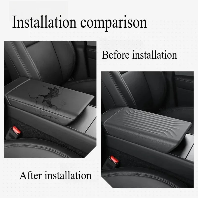 For Tesla Model YL Model Y Juniper 2026 Central Armrest Cover TPE Center Console Lid Protector Box Case Interior Accessories