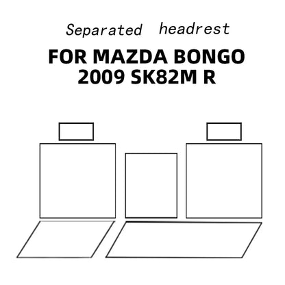 Set Car Seat Cover For Transporter Van For Mazda Bongo 2009 SK82M Right RudderThe Steering Wheel