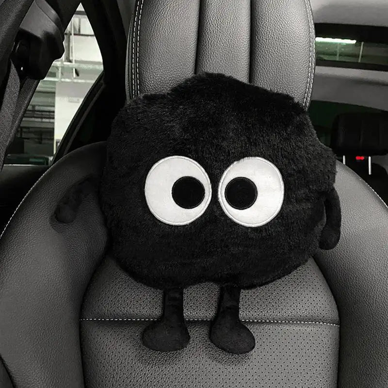 Car Seat Cushion Winter Short Plush Single Piece Backless Three-piece Set Winter Warm and Thick Sponge Plush Car Seat Cushion